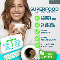 Lean-Green Superfood Coffee - 7 Sachet Pack