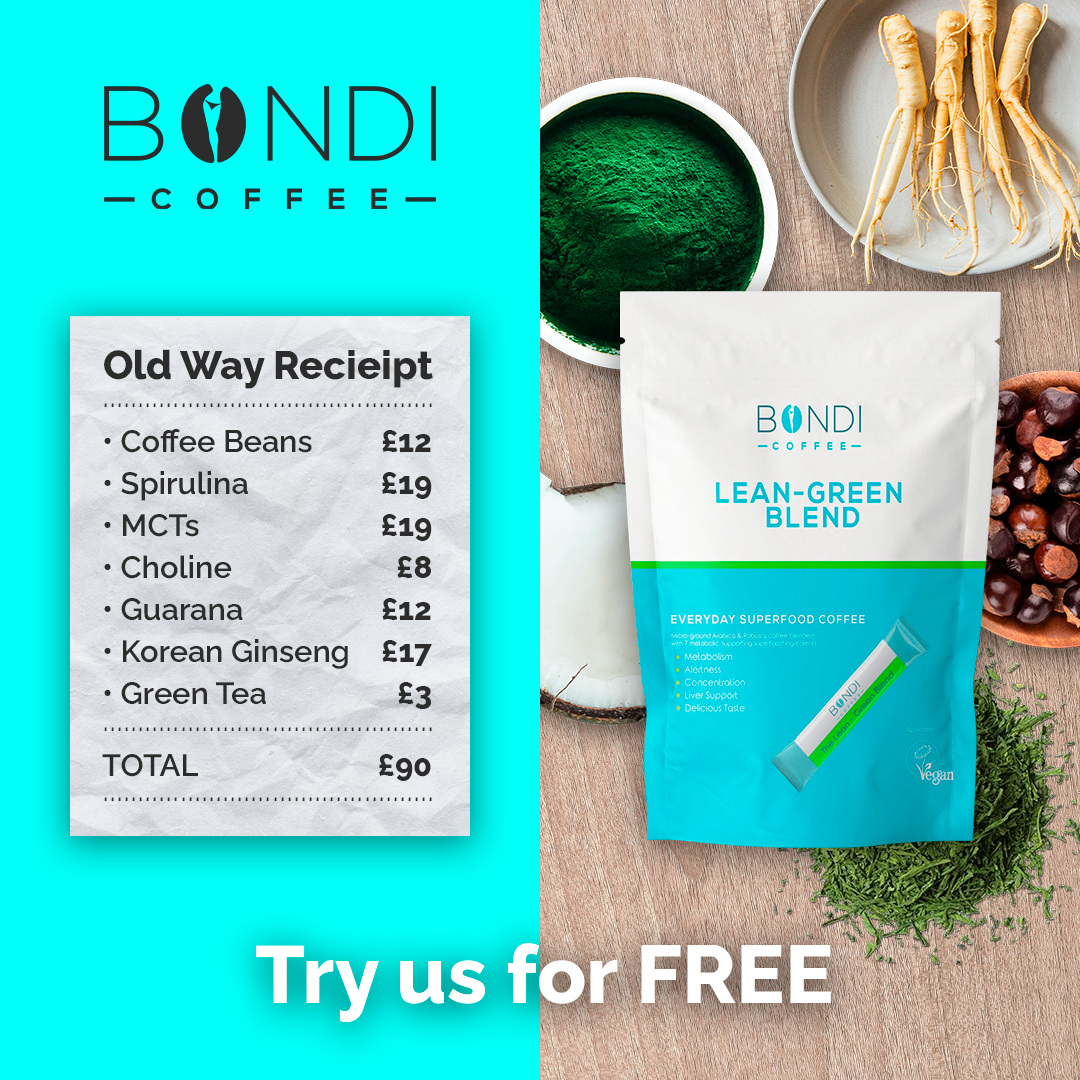 Lean-Green Superfood Coffee: FREE + £4.50 Shipping
