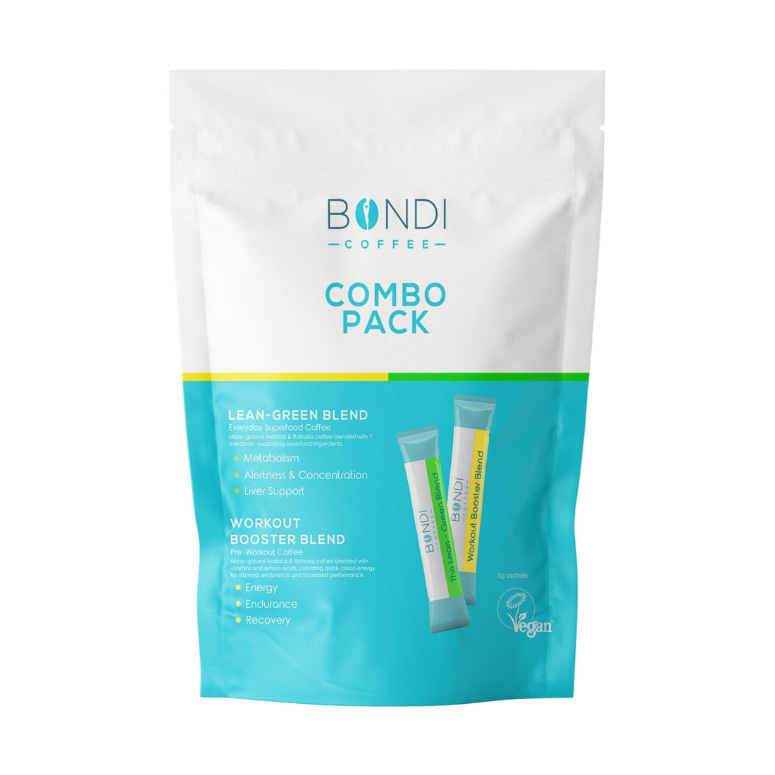 Combo Pack: 7 Lean-Green + 7 Workout Booster - Bondi Coffee